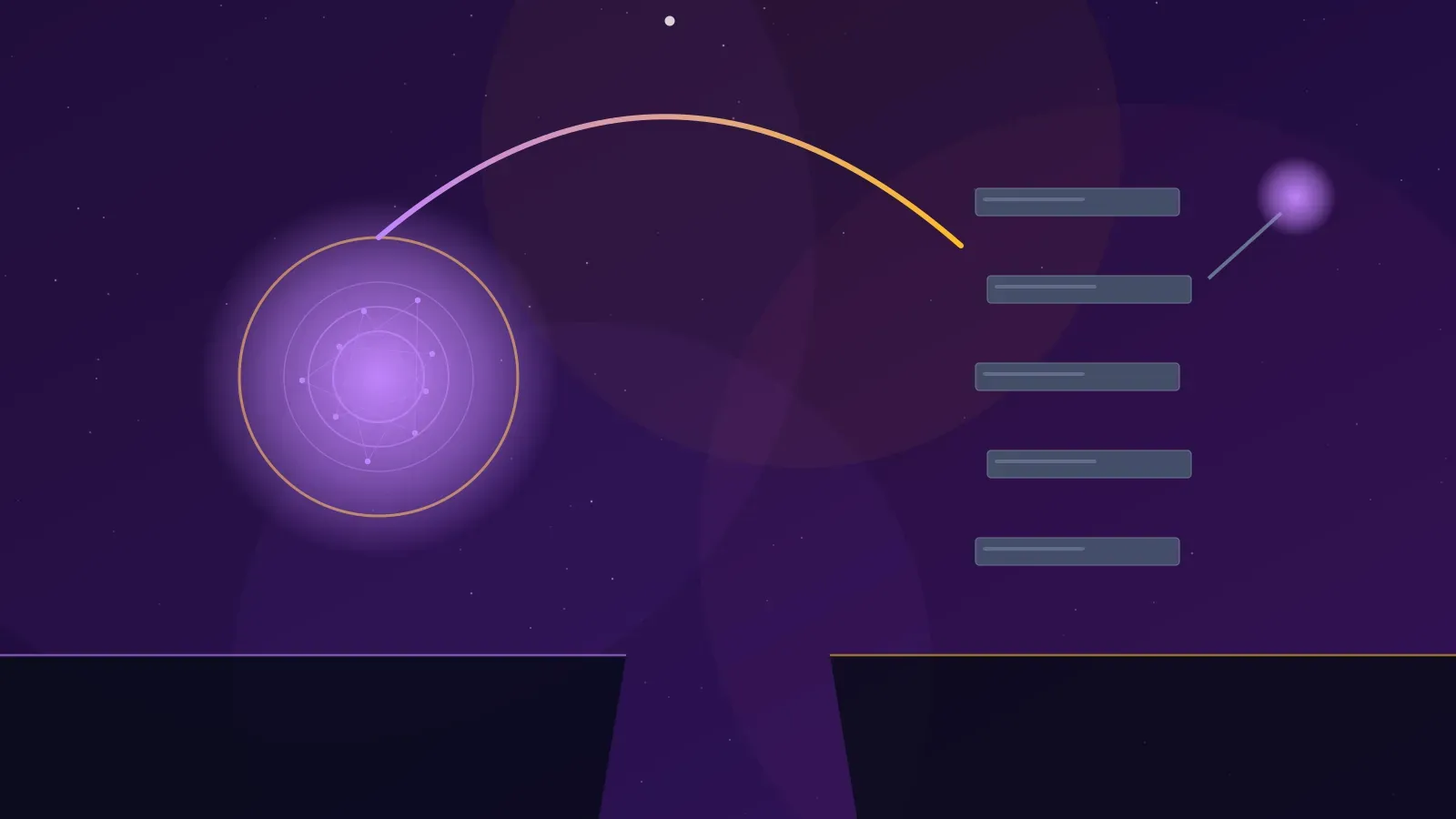 AI-first versus AI bolt-on: an AI core integrated inside a workflow ring on one side, and a separate AI module awkwardly bolted onto a grey legacy stack on the other. Epoqx.
